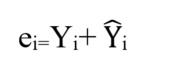 معادله باقی مانده های رگرسیونی